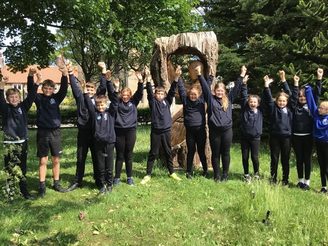 Lythe School leavers.