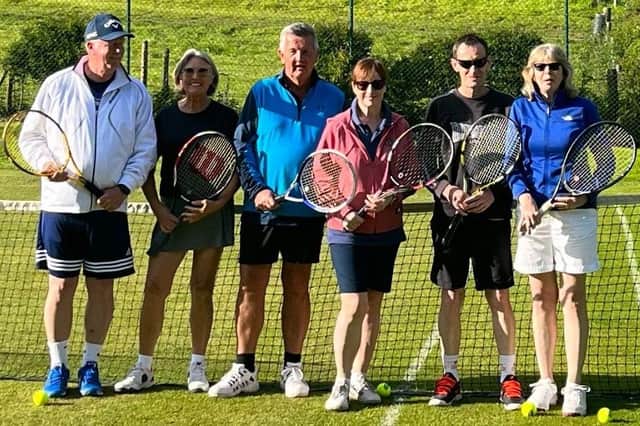 Hackness and Scarborough Tennis Club ​Mixed B aces win 9-0 against Market Weighton.