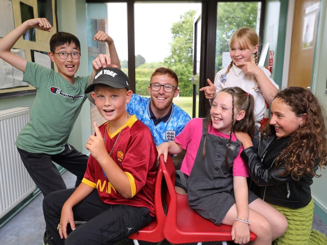 This is Yr 5 enjoying the day.