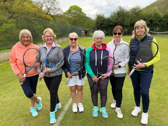 Hackness and Scarborough Tennis Club Ladies A team hot-shots proved too strong for their Sledmere rivals.