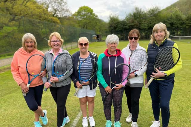 Hackness and Scarborough Tennis Club Ladies A team hot-shots proved too strong for their Sledmere rivals.
