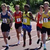 Young Scarborough Athletic Club star Jackson Smith, number five, raced to second spot in the Kirkbymoorside 10K race