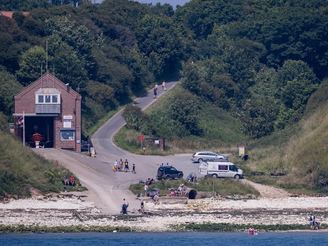 Flamborough Lifeboat Station looking lovely n the summer sun.