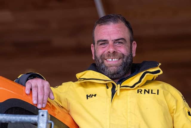 Pete Sanderson has passed his navigation assessment for Bridlington RNLI's all-weather lifeboat. Photo credit: RNLI/Mike Milner.
