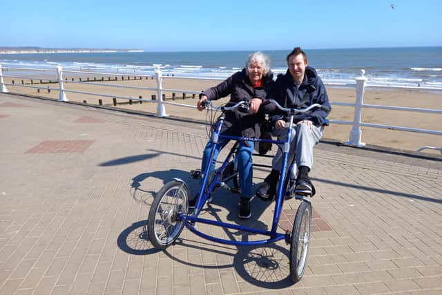 All Ride provides specially adapted bikes alongside standard bikes, tandems and choppers so family, friends and carers can take part in the scheme.