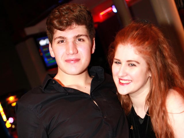 Paul and Sam find a quiet corner in Quids Inn.