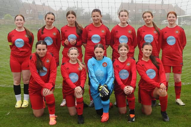 Scarborough Ladies FC Under-14s netted a comfortable City of York Girls Football League win