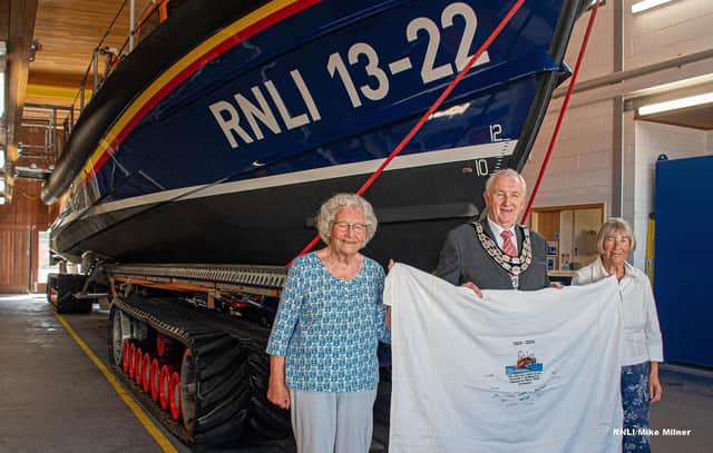 The signature sheet is being created to commemorate the lifeboat station's 200th anniversary