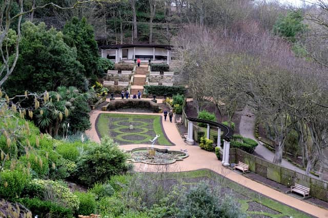 South Cliff gardens and the Italian Gardens have been removed from the Heritage at Risk Register