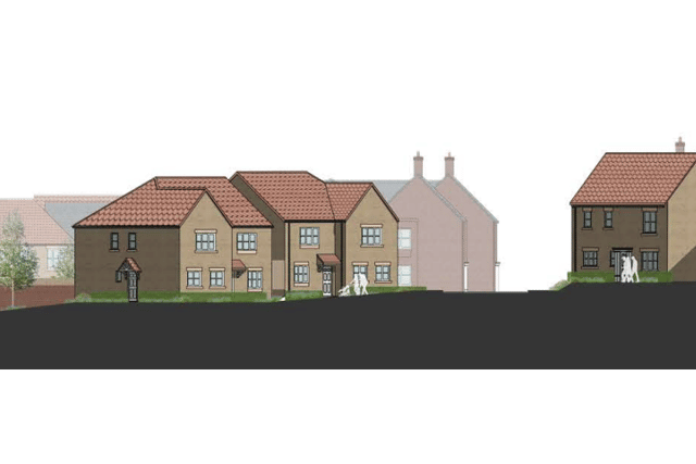 Kebble Developments, streetscape for Eastfield development.