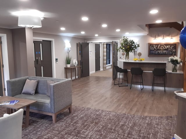 The main reception at The Mayfield.