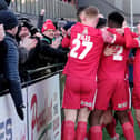 Photos from the 2-1 home defeat for Scarborough Athletic against National League North leaders AFC Fylde