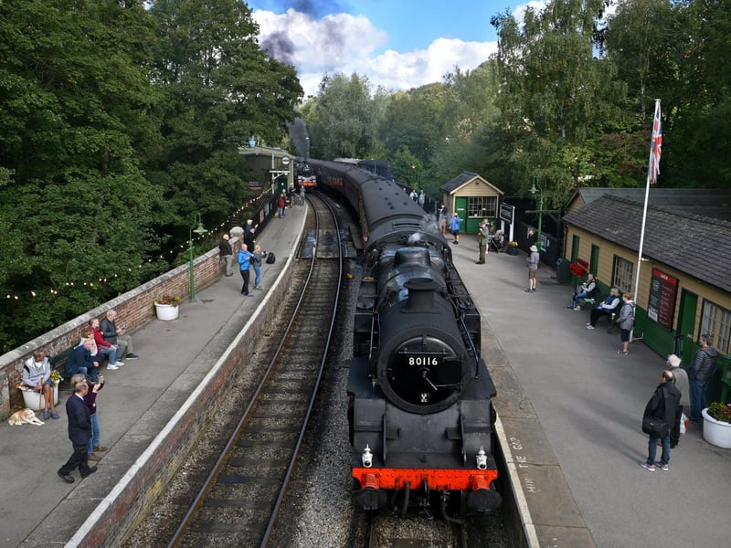 Steam train at Pickering station photo: Richard Ponter