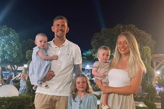The Logan family on a recent holiday