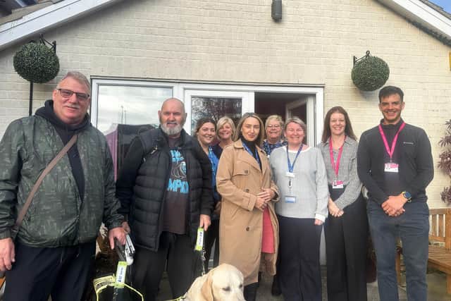 Eastfield Medical Centre and Saint Cecilia's Care Group staff at The Lounge, Eastfield.
