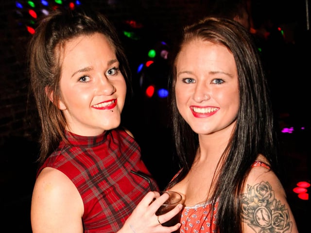 Jasmine & Lauren looking gorgeous in Blue Lounge.