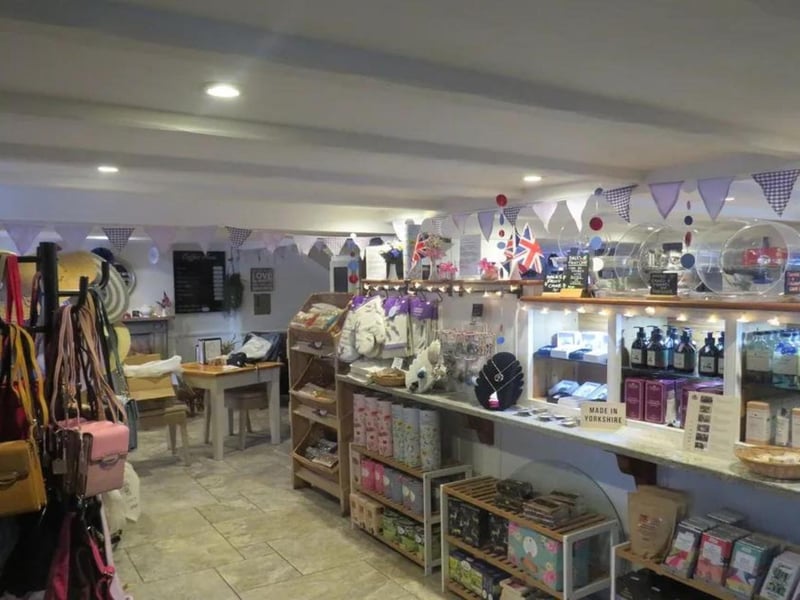 There is a gift shop on site which currently offers a variety of delights for shoppers to buy.