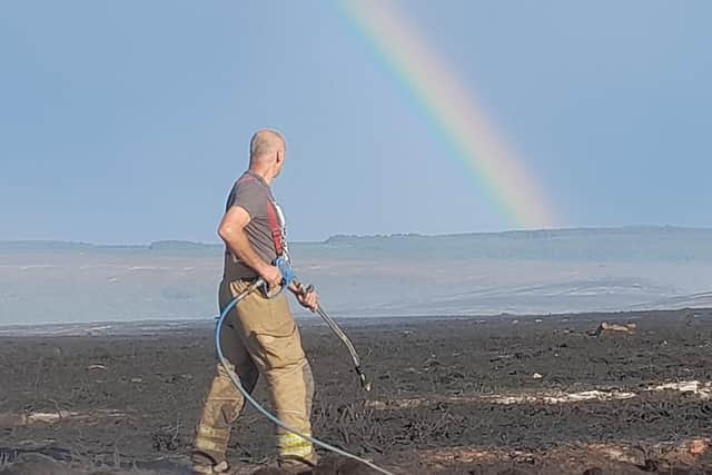 Hope in the air as firefighters contain the blaze - Image: Goathland Fire Station