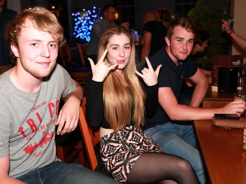 Jack, Beth and Sam in Tui's cocktail bar.
142431g