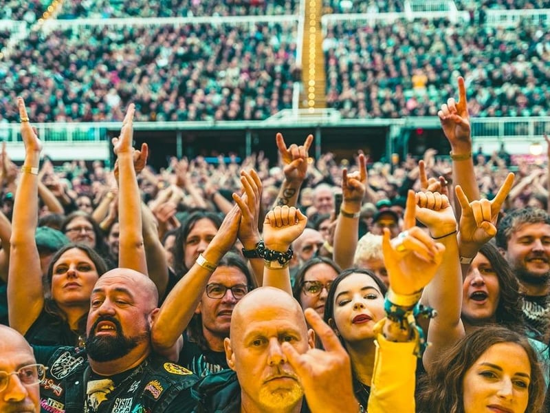 Rockin' on! A great night at Judas Priest. photo: Cuffe & Taylor