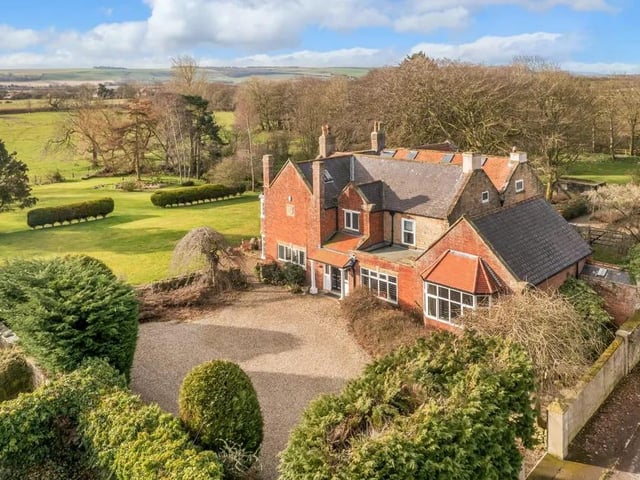 This seven bedroom, three bathroom and four reception room detached house is currently for sale with Hunters for offers over £950,000.