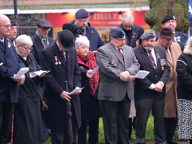 Following the service