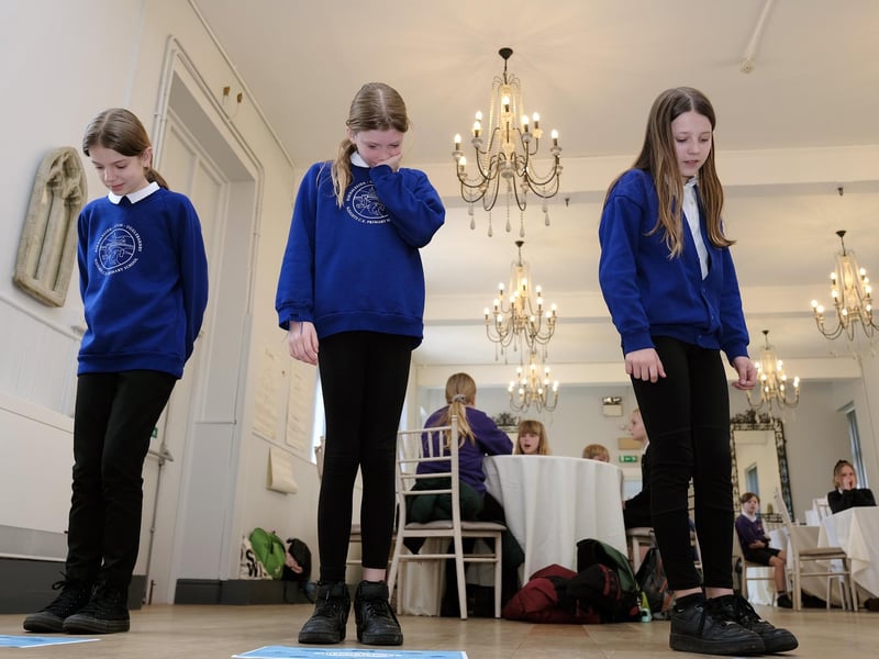 Youngsters problem solving.picture: Richard Ponter