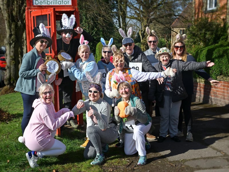 Walkers 'hop to it ' in Easter themed costumes