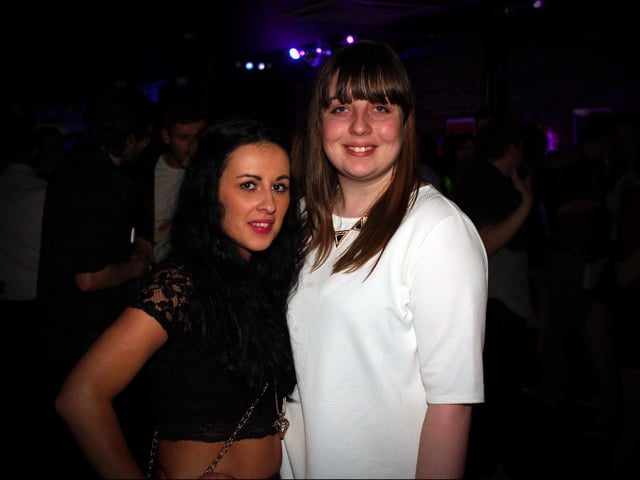Olivia and Becky having a fabulous night in Blue Lounge.