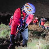 Cleveland Mountain Rescue Team have rescued a man after he fell down an embankment in Danby near Whitby