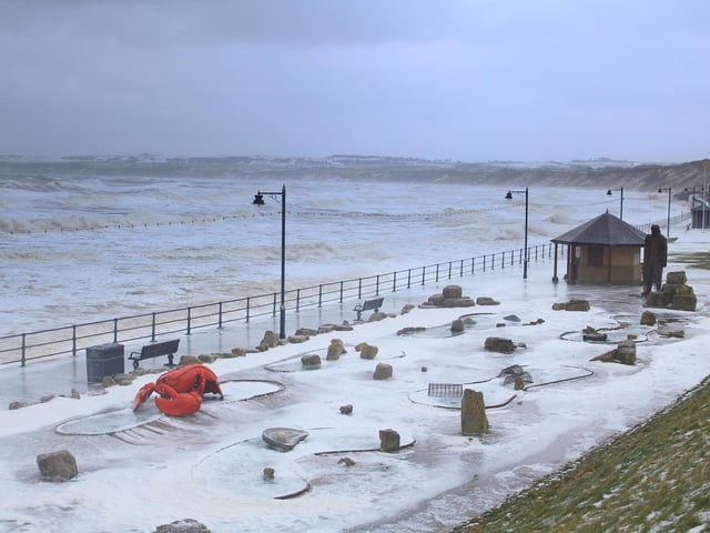 JANUARY - Filey winter, by John Garvey