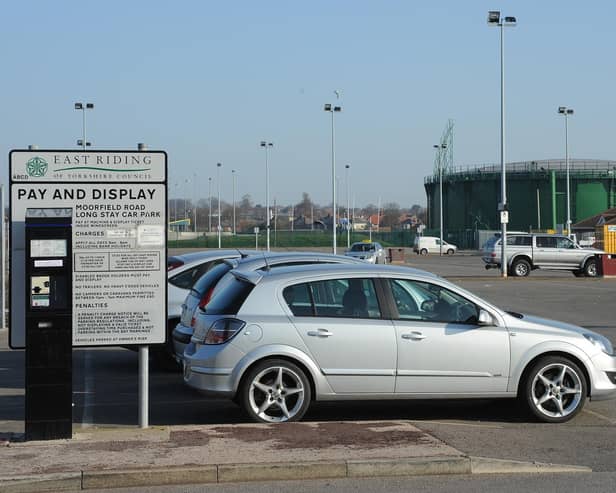 Moorfield Car Park in Bridlington is one of ten sites run by East Riding of Yorkshire Council. PA1213-20b