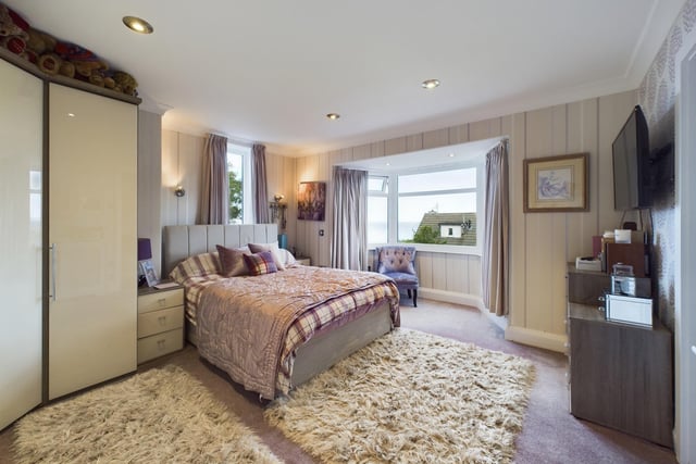 Two of four bedrooms within the house have en suite facilities.