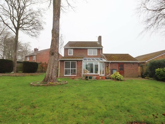 This property in Foresters Way is for sale at £400,000. The mature garden has a patio area, garden shed and vegetable patch. Call Ullyotts on 01262 401401 for details.