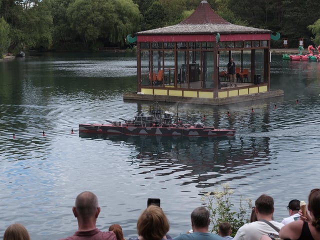 The Battle of Peasholm has taken place at the park for more than 80 years
