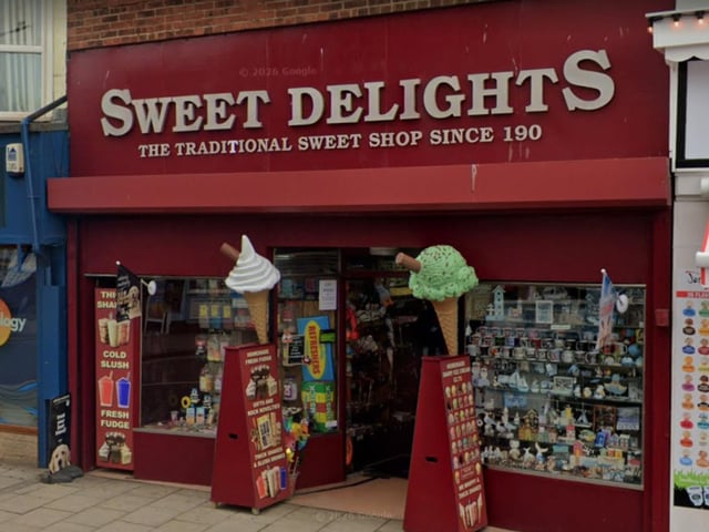 Sweet delights is a family run traditional sweet shop that serves ice cream, which is based on South Cliff Road in Bridlington.