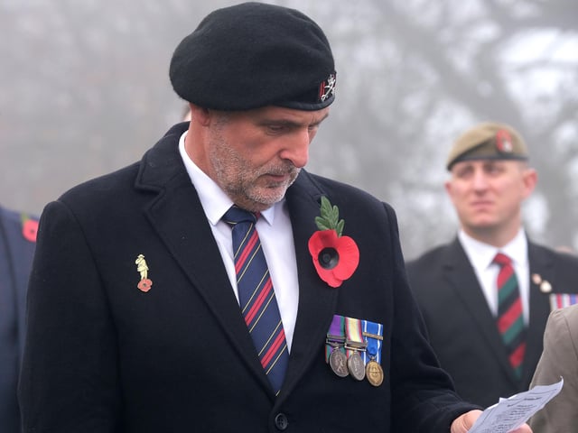 During the service