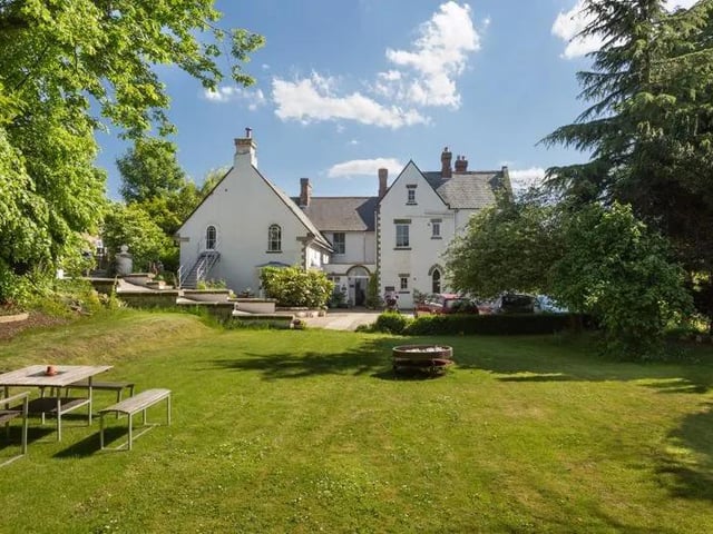 This 12 bedroom, 10 bathroom and five reception room detached house is currently for sale with Cundalls for offers over £1,195,000.