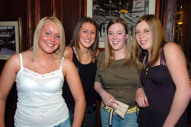 Stevie, Rachel, Toni and Claire around town