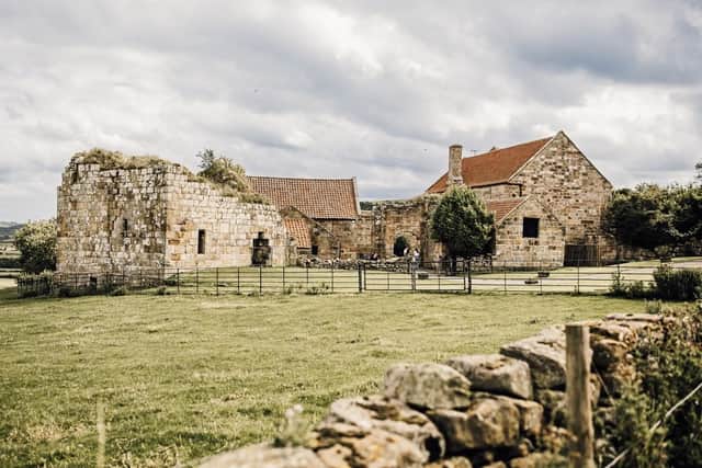 Danby Castle was constructed in the 14th century by the Latimer family. Photo: andrewjukesphotography