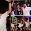 Is it coming home? Fans out in Scarborough pubs watching the World Cup last eight match between England and Norway.