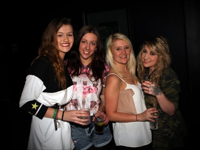 Megan, Adele, Emma and Sophie loving Drop the Bomb