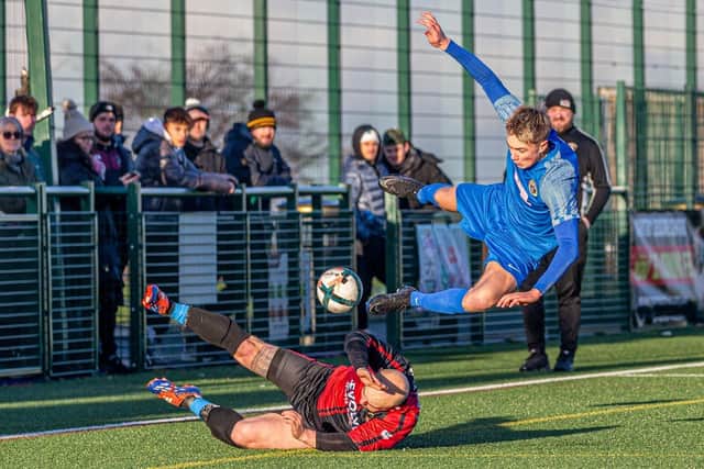 Whitby Fishermen's Society claimed a 4-2 home win against North Ormesby. Photo by Brian Murfield