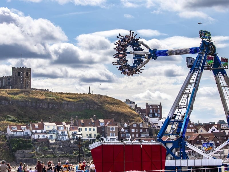 Cracking shot of the funfair with St Mary's in the background. photo: Brian Murfield