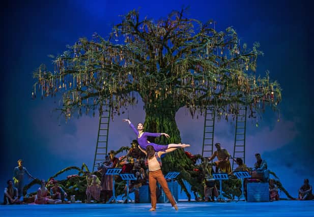 A scene from The Winter's Tale by the Royal Ballet at the Royal Opera House