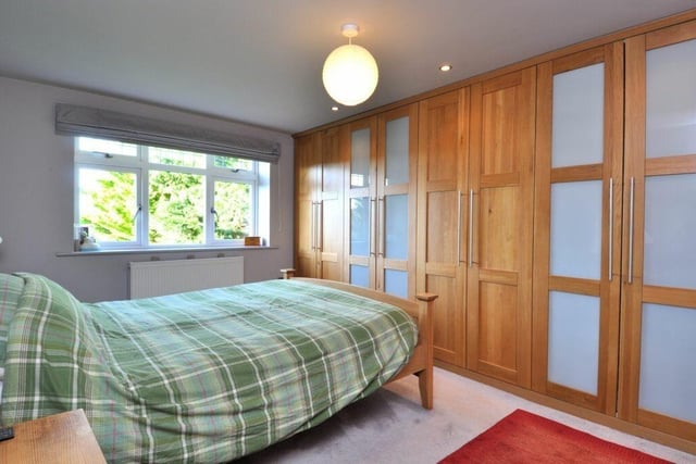 One of the property's double bedrooms.