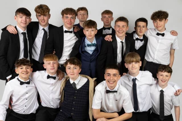 The Hawkes 360 Under-14s footballers.