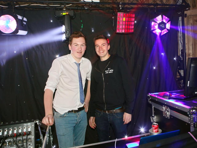 Robert & Owen of R&O Sound and Lighting entertaining the crowd.