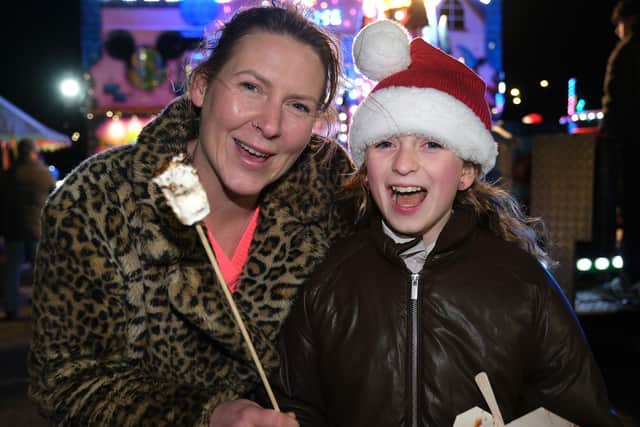 Toasted marshmallows at Whitby Christmas Festival. photo: Richard Ponter