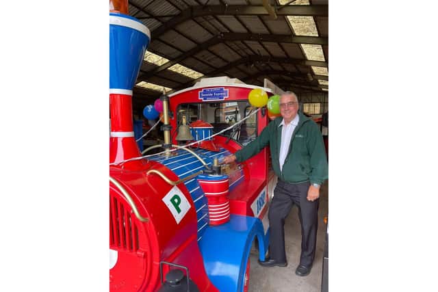 Mick Chambers was passionate about Bridlington and driving the land train - his loss will be felt by all who knew him.